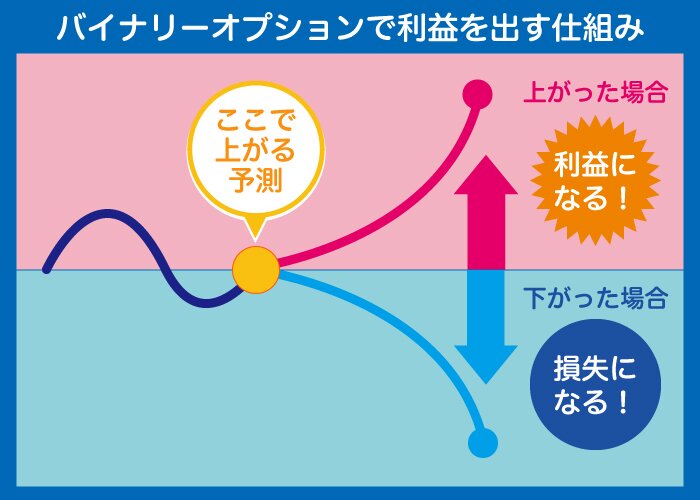 バイナリーオプションで利益を出す仕組み